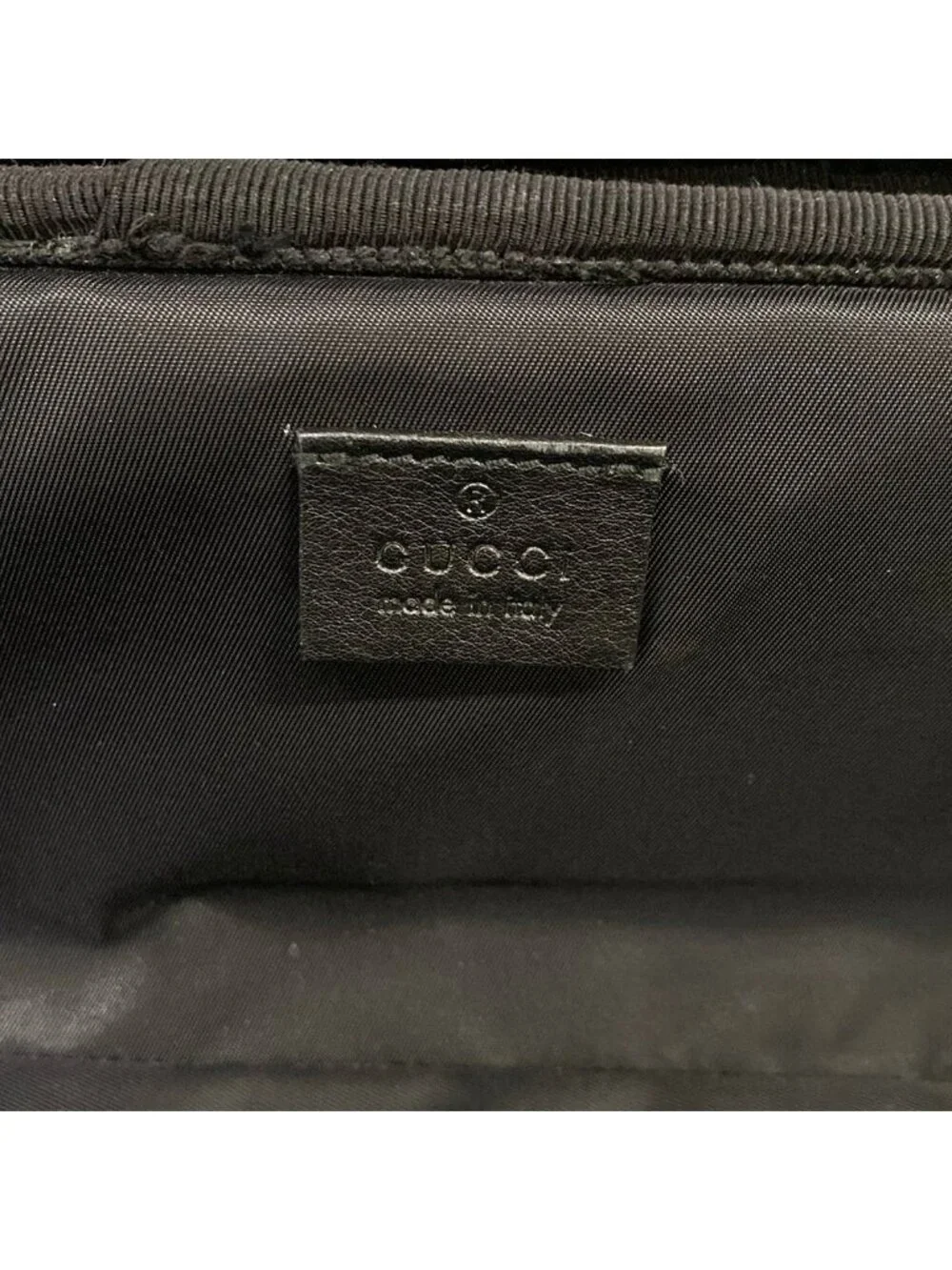 Gucci Travel Bag Imprime Black Diamond No Lock Leather